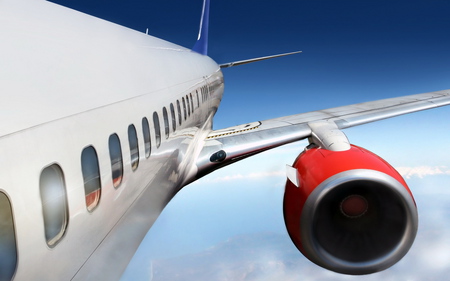 Aircraft - sky, clouds, aircraft, photography, plane, abstract