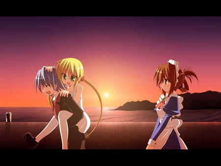 Hayate no Gotoku - maria, hayate no gotoku, hayate, nagi