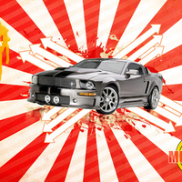 Mustang Vector Style