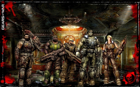 gears of war - war, fight, game, gears of war