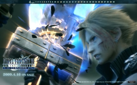 cloud strife - wings, sword, ff 7, cloud strife