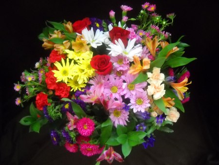 Beautiful Bouquet - roses, lily, flowers, boquet, daisies