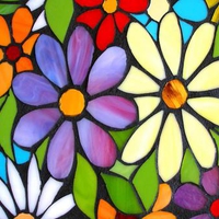 Stained Glass Flowers
