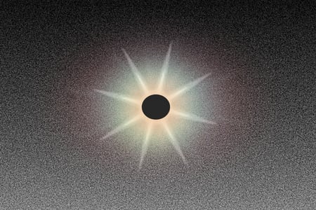 Gray Eclipse - eclipse, star, dark, space