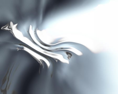 abstract-silver - silver, abstract, cg, 3d