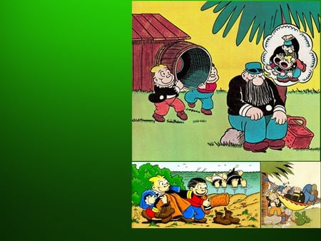 The Captain and the kids - captain, katzenjammer kids, kids, os sobrinhos do capitao