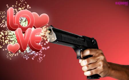 Shot - shots, love, gun, power