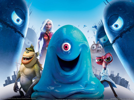 Monsters vs. Aliens - hd, entertainment, monsters vs aliens, movie, adventure