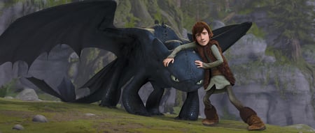 toothless - water, hiccup, toothless, world