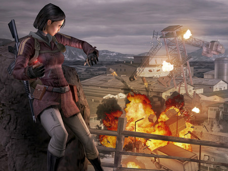 Blow Blast - fire, action, blast, game, mercenaries, adventure, girl, hd