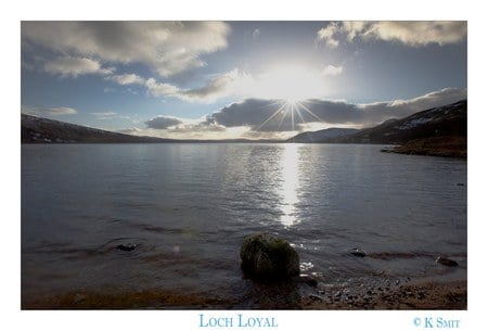 Scotland - Loch Loyal - lochs, scotland, k smit, lakes