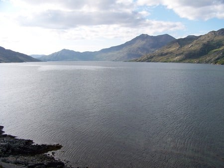 Scotland - Loch Hourn - lochs, scotland, scenery, lakes