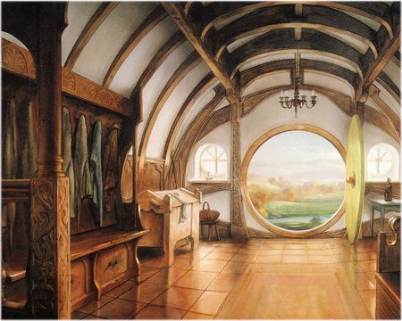 Hobbits Dwelling - home, outdoors, door, warm