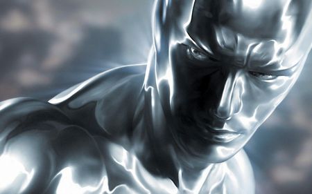 Silver Surfer  - metal, comics, 3d, cg, character