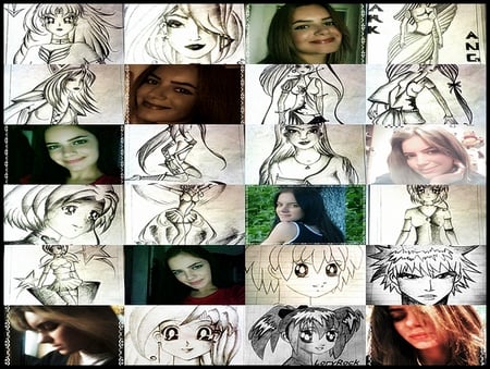 LoryRockk and her drawings - rockk, loryrockk, lory, rock, drawing, loryrock