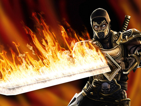 Fire Sword - warrior, sword, mortal komba, action, game, adventure, hd