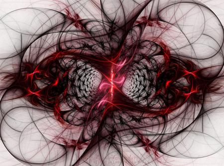 Gothic times - awesome, red, fractal, black