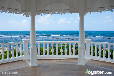 Simply Beautiful - white wood, ocean, blue sky, pourch