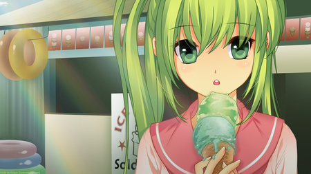 Ice Cream - ice cream, anime, dmyo, dmyotic