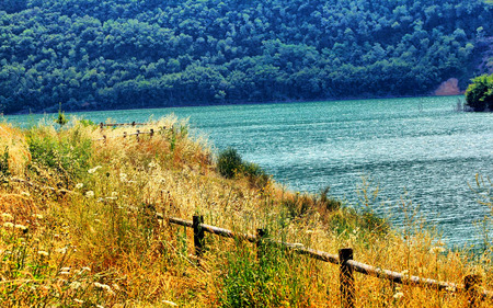 il-lago - lake, lago, nature, emerald