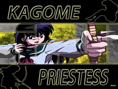 Priestess Kagome - kagome, inuyasha, kikyo, shippo