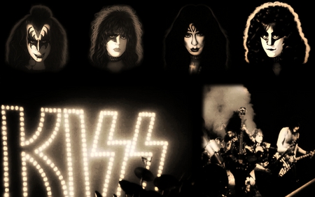 Kiss - music, superstars, rock, jean simmons