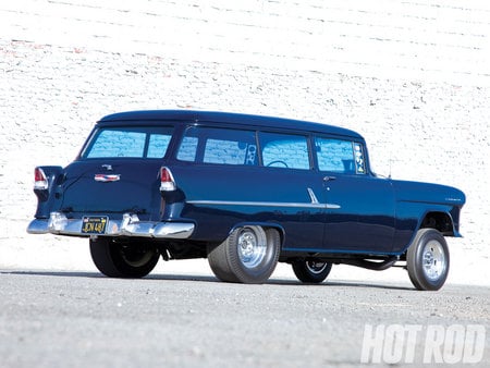 Wagon Gasser - 1955, gasser, gm, chevy