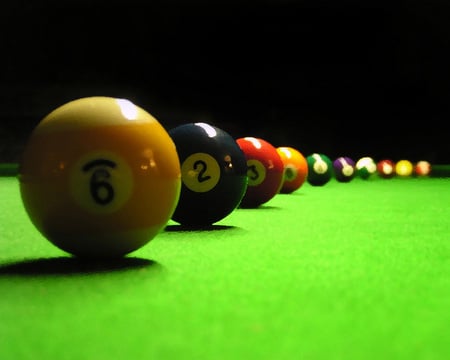 Pool - sports, table, pool, balls