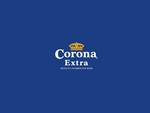 Corona Blue Background