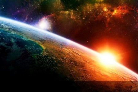 Cosmic sunrise - cosmic, space, sunrise, beautiful