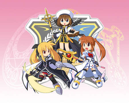 Nanoha,Fate,Hayate CHiBi - hayate, nanoha, fate, magical girl lyrical nanoha