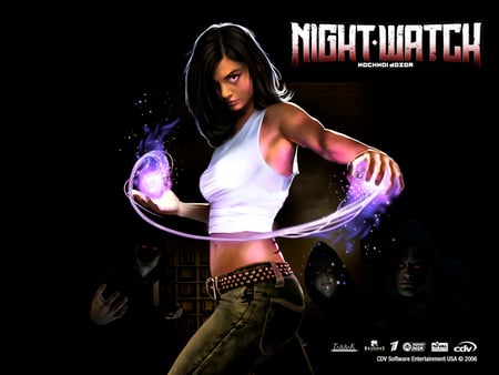 Night Watch - game, night watch, girl, devil, action, adventure