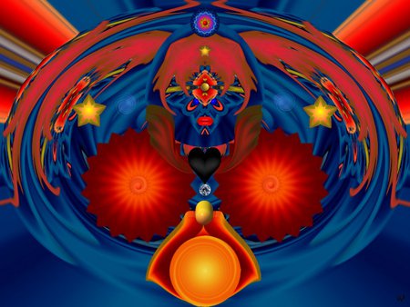 Deadhead Mama - eye candy, collage, 3d, fractal, abstract