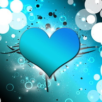 Blue Heart Vector