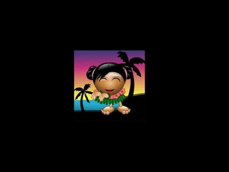 Island Girl Smiley - smiley, girl, island, sunset, dancing