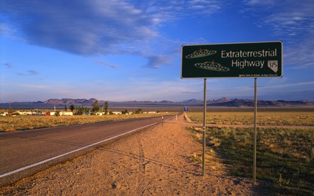 E.T. Highway - highway, nature, desert, rural