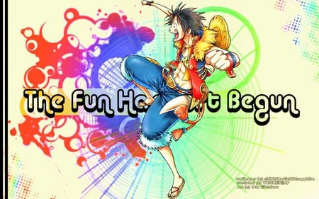 One Piece - The Fun Has Just Begun - anime, one piece, cool, monkey d luffy