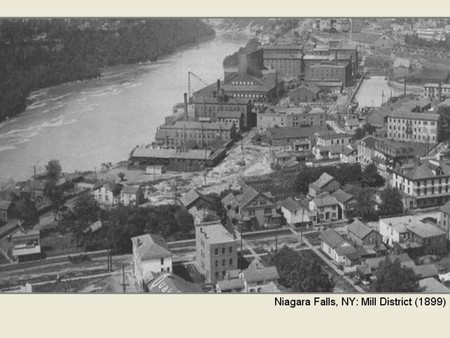 Niagara Falls, NY: Mill District (1899) - mills, architecture, niagara falls, historic