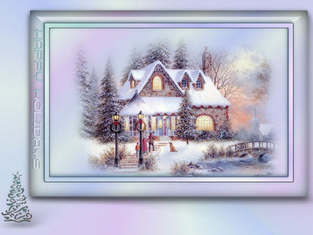 A Pastel Holiday - decoration, home, cheery, festive, family