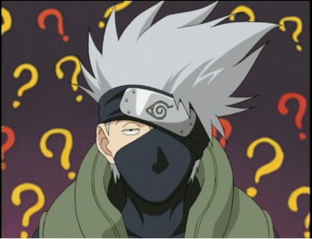 Kakashi - anime, naruto, kakashi, clueless