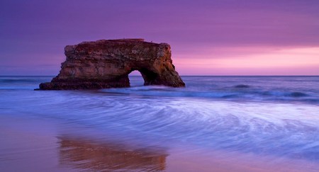 Natural bridges - colorful, beauty, water, sky