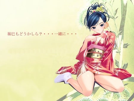 Kimono_82630 - wallpapers, girls, anime, other