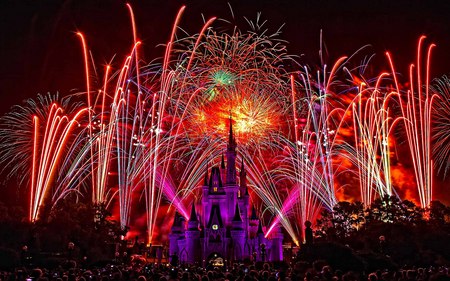 Disney's Land Fire Works Celebration_6