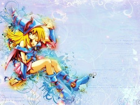 Dark Magician Girl - anime, yu-gi-oh, dark magician girl, series