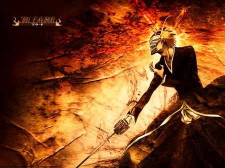 Bleach - Hollow Mask - anime, ichigo, bleach, hollow