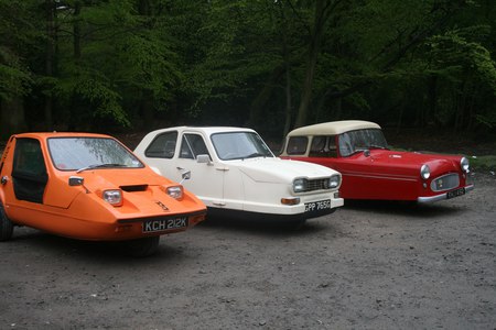 3 Bonds from Essex England - 875, bond, bug, minicar