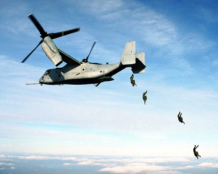 OSPREY - parachute, vertical, defensive, deploy