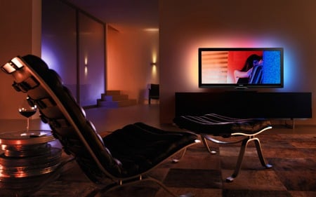 Home Theater - room, recliner, television, home