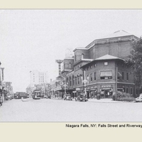 Niagara Falls, NY: Falls Street and Riverway (July, 1934)