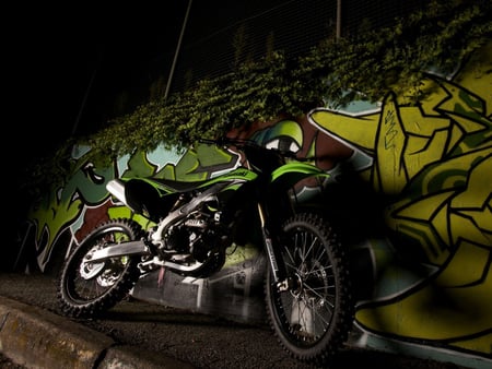 Speed - graffiti, speed, motorcycle, driving